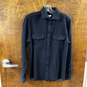 Reiss Judd Long Sleeve Heavy Wrill Oversized Shirt